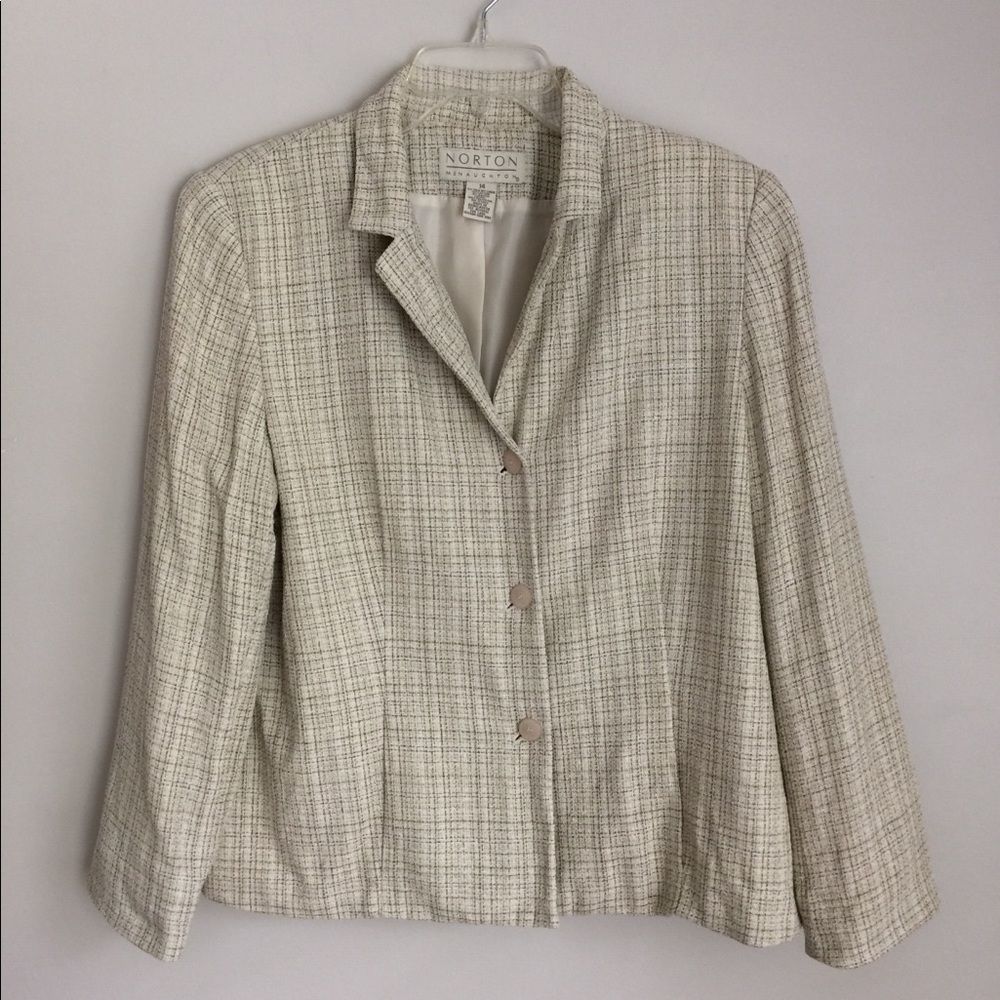 Norton Size 14 Women’s Button Front Blazer